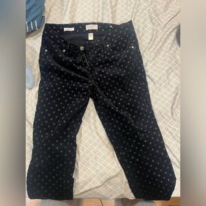 Loft Modern Black Skinny Jeans Size 4